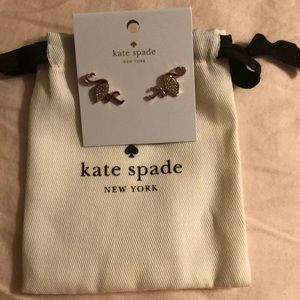 Kate spade flamingo earrings